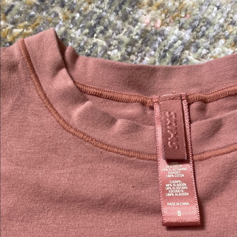 SKIMS Pink Bodysuit Crew Neck - Picture 2 of 3